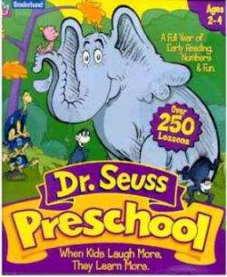 Dr. Seuss Preschool 2.0 PC MAC CD kids letter shapes colors learning 