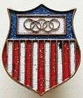 USA official pin National Olympic Committee NOC 1960s  