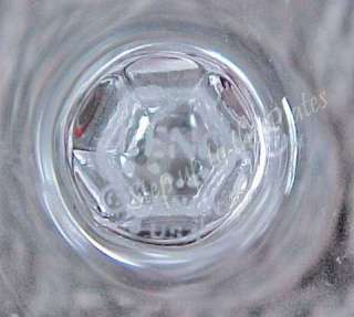 Lenox China MOONSPUN Etched Crystal Champagne / Sherbet Glass Platinum 