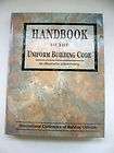 USED HANDBOOK TO UNIFORM BUILDING CODE ICBO ILLUSTRATED