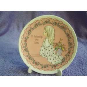 Precious Moments O Worship The Lord Mini Collectible Plate by Enesco