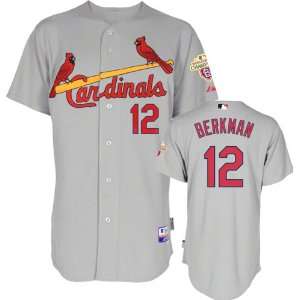  St. Louis Cardinals Authentic Lance Berkman Road Cool Base 