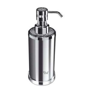  Windisch 90505 Round Chrome or Gold Soap Dispenser with 