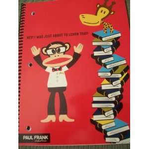  Paul Frank Spiral Notebook ~ Hey I Was Just About to 