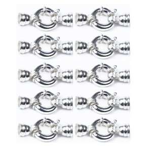  Wholesale LOT of 10   21mm Solid 925 Sterling Silver 