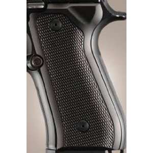  Hogue Beretta 92 Grips Checkered Aluminum Brushed Gloss 