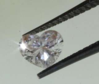   heart shape EGL certufied diamond .58ct SI3 F 5.22X5.85X3.22mm  