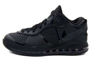Nike Lebron 8 V2 Low 456849 001 Black Black Anthracite  