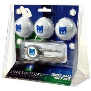  State Eagles 3 Golf Ball Gift Pack w/ Kool Tool   NCAA College 