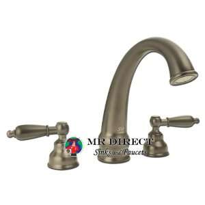  PVD Brushed Nickel Widespread Roman Tub Faucet