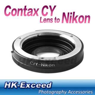 Lens Adapter Mount for Contax Yashica C/Y Lens to Nikon SLR / DSLR
