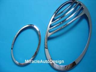Chrome Headlight Ring Trim For 03 06 Mercedes Benz W211  