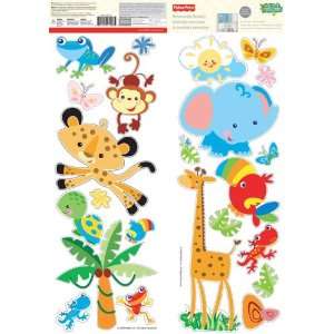  Animals of the Rain Forest Fisher Price Wall Stickers 