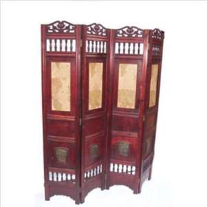  4 Panel Old World Map Room Divider   Ships in 24 hrs 