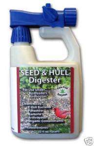 CARE FREE ENZYMES SEED & HULL DIGESTER   32 oz Clean under bird 