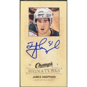 2009/10 Upper Deck Champs Signatures #CSJS James Sheppard 
