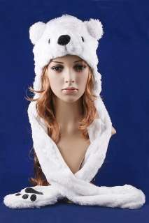 Cartoon animal dog cute fluffy plush Hat cap H1409  