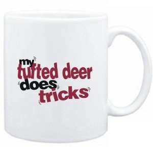    Mug White  My Tufted Deer does tricks  Animals