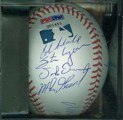 1986 BOSTON RED SOX AL CHAMPS TEAM SIGNED AUTOGRAPHED MLB BASEBALL 