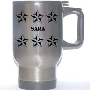  Personal Name Gift   SARA Stainless Steel Mug (black 