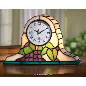  Stained Glass Table Clock 