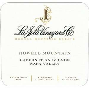   Jota Howell Mountain Selection Cabernet 750ml Grocery & Gourmet Food