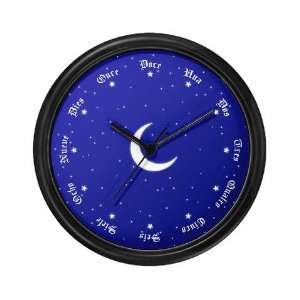   with Spanish Numbers Hobbies Wall Clock by 