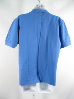 BOGNER Classic Blue Cotton Stretch Knit Polo Shirt M  