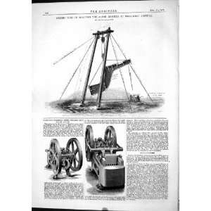 Engineering 1874 Shears 35 Ton Hammer Woolwich Arsenal Marsden Breaker 