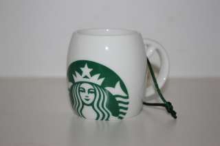 Brand New 2011 Starbucks Christmas Ornament Cup Mug Holiday New Logo 