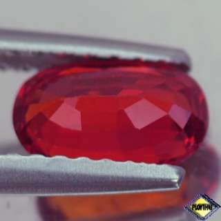 03CT SPARKLING VVS TOP OVAL FIERY RED RUBY NATURAL  