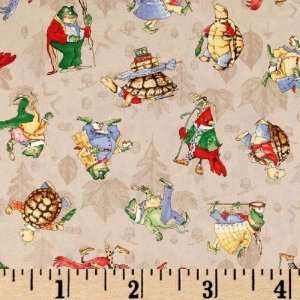  45 Wide Woodsy Wonders Dressed Up Tan Fabric By The Yard 