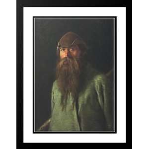   Nikolaevich 28x38 Framed and Double Matted Woodsman