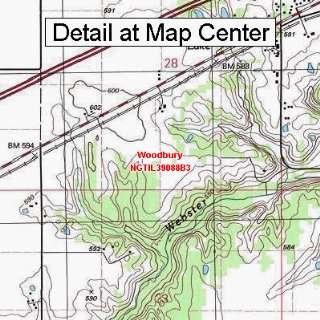   Map   Woodbury, Illinois (Folded/Waterproof)