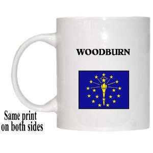  US State Flag   WOODBURN, Indiana (IN) Mug Everything 