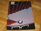 BMW 5 Series 525e (eta energy) Sales Brochure 1984  