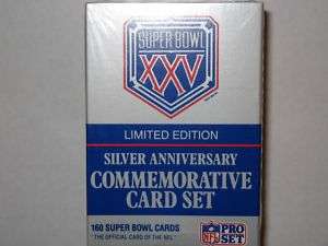 1991 Super Bowl XXV Silver Anniversary Commemorative  