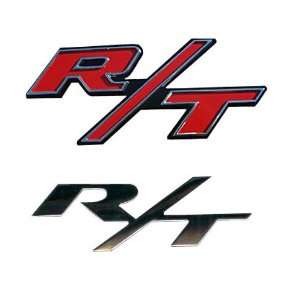   Emblems   R/T Daytona Style Grille Emblem in Red Automotive
