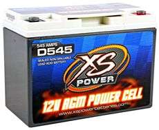 XS Power D545 800 Amp AGM Power Cell Car Audio Battery + Terminal 