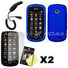   Skin Cover Case+2x Films+Car Charger for Samsung Solstice II A817
