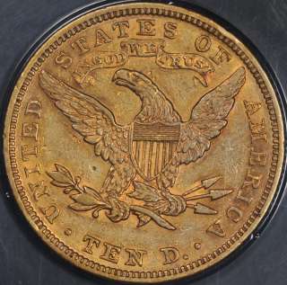 1889 PCGS VF35 $10 LIBERTY GOLD EAGLE OGH RATTLER RARE DATE  