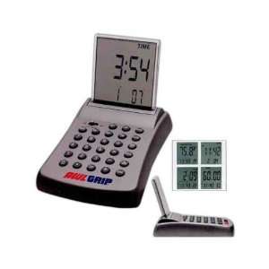  Multi function calculator with a heavy metal body 