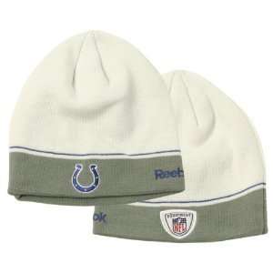  Indianapolis Colts NFL Reebok Team Apparel White & Gray 