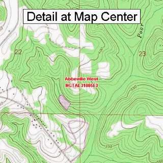   Map   Abbeville West, Alabama (Folded/Waterproof)