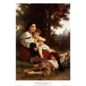   Heavy BRUSHSTROKES William Adolphe Bouguereau 19x27