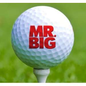  3 x Rock n Roll Golf Balls Mr Big Musical Instruments