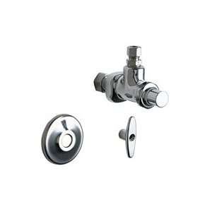  Chicago Faucets 1025 ABCP Angle Stop Fitting