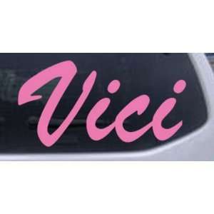  Vici Car Window Wall Laptop Decal Sticker    Pink 42in X 