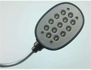USB 13 LED Flexible Light Lamp for Notebook Black 9776  
