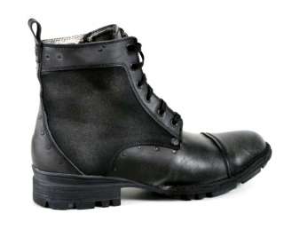 LOUNGE by Mark Nason Mens ONESTOP lace up Boots Black  